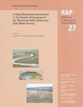 Cover: A Rapid Biological Assessment of the Aquatic Ecosystems of the Okavango Delta, Botswana: High Water Survey - University of Chicago Press