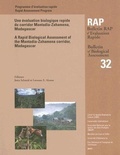 Cover: A Rapid Biological Assessment of the Mantadia-Zahamena corridor, Madagascar - Conservation International,U.S.