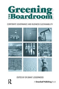 Enlarge image Cover: Greening the Boardroom - Greenleaf Publishing