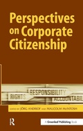 Cover: Perspectives on Corporate Citizenship - Greenleaf Publishing