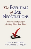 Cover: The Essentials of Job Negotiations - Praeger Publishers Inc