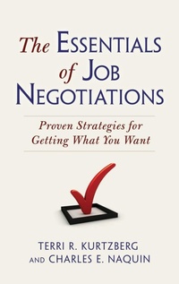 Enlarge image Cover: The Essentials of Job Negotiations - Praeger Publishers Inc