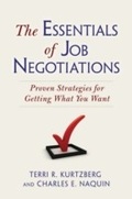 Cover: The Essentials of Job Negotiations - Praeger Publishers Inc