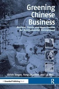 Cover: Greening Chinese Business - Greenleaf Publishing