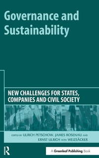Enlarge image Cover: Governance and Sustainability - Greenleaf Publishing