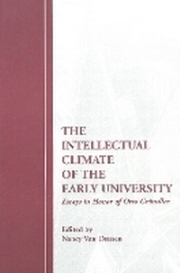 Enlarge image Cover: The Intellectual Climate of the Early University - Medieval Institute Publications