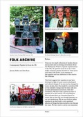 Cover: Folk Archive - Book Works