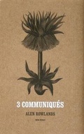 Cover: 3 Communiques - Book Works