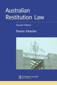 Abbildung von: Australian Restitution Law - Routledge Cavendish
