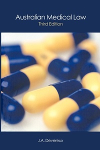 Abbildung von: Australian Medical Law - Routledge Cavendish