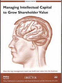 Enlarge image Cover: Managing Intellectual Capital to Grow Shareholder Value - Policy Publications