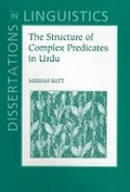 Cover: The Structure of Complex Predicates in Urdu - Centre for the Study of Language & Information
