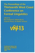 Cover: Proceedings of the 13th West Coast Conference on Formal Linguistics - Centre for the Study of Language & Information