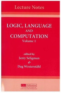 Enlarge image Cover: Logic, Language and Computation: Volume 1 - Centre for the Study of Language & Information