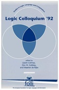 Cover: Logic Colloquium 92 - Centre for the Study of Language & Information