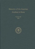 Cover: Memoirs of the American Academy in Rome, Vol. 54 (2009) - American Academy in Rome