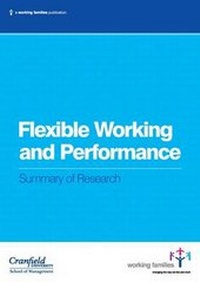Enlarge image Cover: Flexible Working and Performance - Working Families