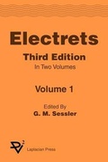Cover: Electrets 3rd Ed. Vol 1 - Electrostatic Applications