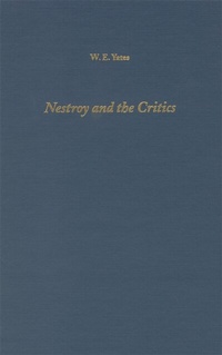 Enlarge image Cover: Nestroy and the Critics - Camden House Inc