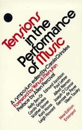 Cover: Tensions in the Performance of Music - Kahn & Averill