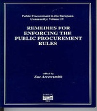 Abbildung von: Remedies for Enforcing the Public Procurement Rules - Earlsgate Press