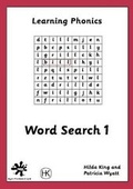 Cover: Word Search: Learning Phonics Book 1 - Hilda King Educational