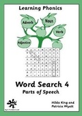 Cover: Word Search: Parts of Speech Book 4 - Hilda King Educational