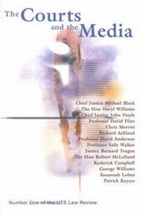 Enlarge image Cover: Courts and the Media - Halstead Press