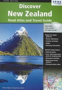 Abbildung von: New Zealand discover atlas spir. hema-KOMT NIET MEER - Hema Maps New Zealand Ltd