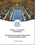 Cover: Report on the Resettlement of Long Stay Patients from Learning Disability Hospitals - Stationery Office, Belfast