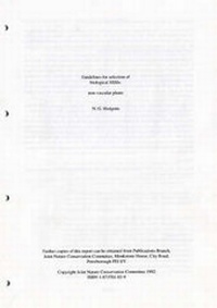 Enlarge image Cover: Guidelines for Selection of Biological SSSIs: Non-Vascular Plants (Bound edition) - Joint Nature Conservation Committee