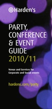 Cover: Party, Conference and Event Guide 2010/11 - Harden's Guides