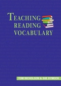 Cover: Teaching Reading Vocabulary - New Zealand Council for Educational Research (NZCER) Press