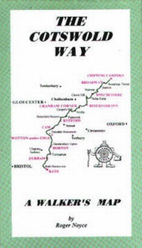 Abbildung von: The Cotswold Way "A Walkers Map" - Reardon Publishing