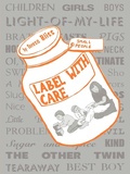 Cover: Label With Care - Lucky Duck Publishing