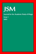 Cover: Journal for the Academic Study of Magic, Issue 1 - Mandrake of Oxford