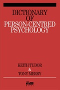 Cover: Dictionary of Person-centred Psychology - PCCS Books