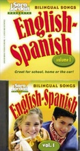 Cover: Bilingual Songs, English-Spanish, Volume 1 -- Book & CD - Jordan Music Productions
