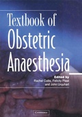 Cover: Textbook of Obstetric Anaesthesia - Greenwich Medical Media Ltd