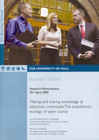 Enlarge image Cover: Making and Sharing Knowledge at Electronic Crossroads - University of Hull