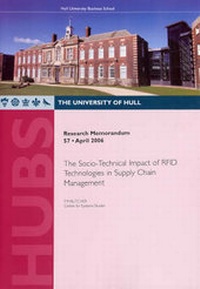 Abbildung von: The Socio-technical Impact of RFID Technologies in Supply Chain Management - University of Hull, Business School (HUBS)