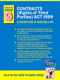 Abbildung von: Contracts (Rights of Third Parties) Act 1999 - Estates Gazette Ltd