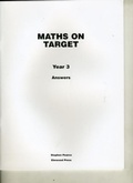 Cover: Maths on Target Year 3 Answers - Elmwood Press