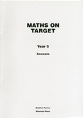 Cover: Maths on Target Year 5 Answers - Elmwood Press