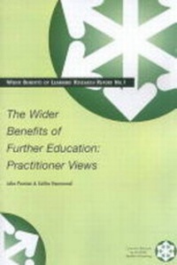 Enlarge image Cover: The Wider Benefits of Learning - Centre for Research on the Wider Benefits of Learn