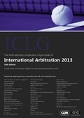 Abbildung von: The International Comparative Legal Guide to: International Arbitration 2013 - Global Legal Group Ltd