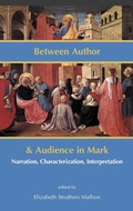 Cover: Between Author and Audience in Mark - Sheffield Phoenix Press