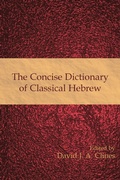Cover: The Concise Dictionary of Classical Hebrew - Sheffield Phoenix Press