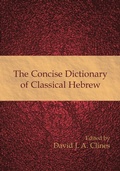 Cover: The Concise Dictionary of Classical Hebrew - Sheffield Phoenix Press