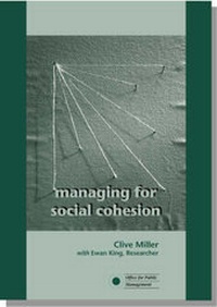 Enlarge image Cover: Managing for Social Cohesion - Office for Public Management